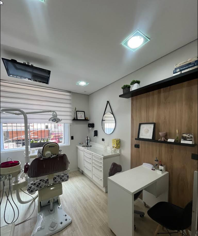 Sala de atendimento odontológico da clínica